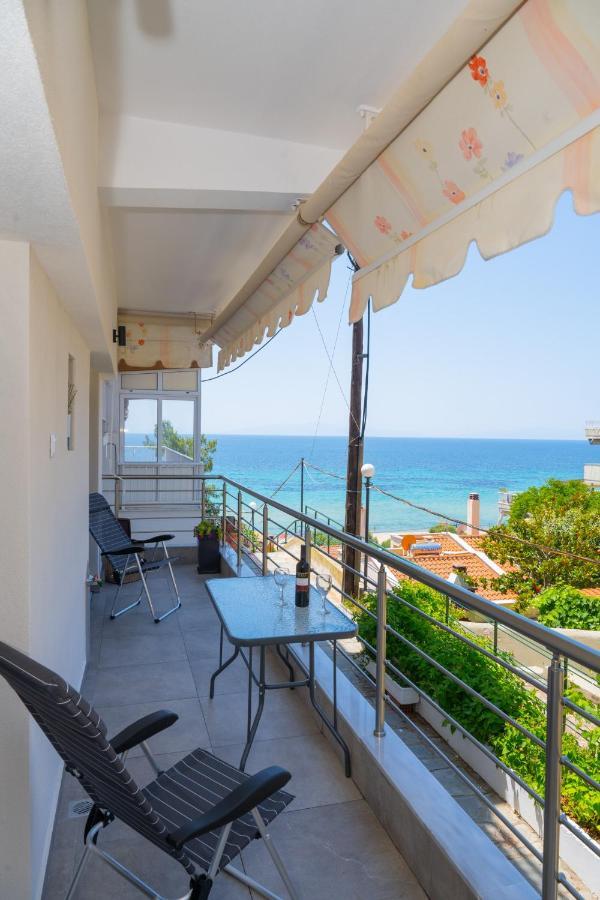 Zoe Seaview Apartment By Rentalspro - Nea Moudania Halkidiki Buitenkant foto